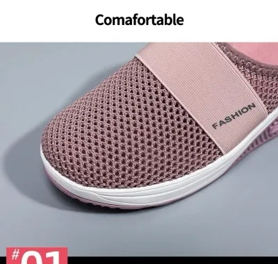  🔥2026 Summer Best Seller - Women's Cushion Slip-On Walking Shoes