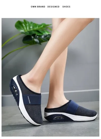  🔥2026 Summer Best Seller - Women's Cushion Slip-On Walking Shoes