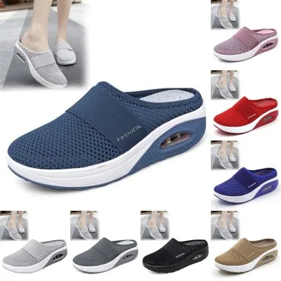  🔥2026 Summer Best Seller - Women's Cushion Slip-On Walking Shoes