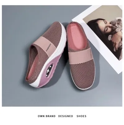  🔥2026 Summer Best Seller - Women's Cushion Slip-On Walking Shoes